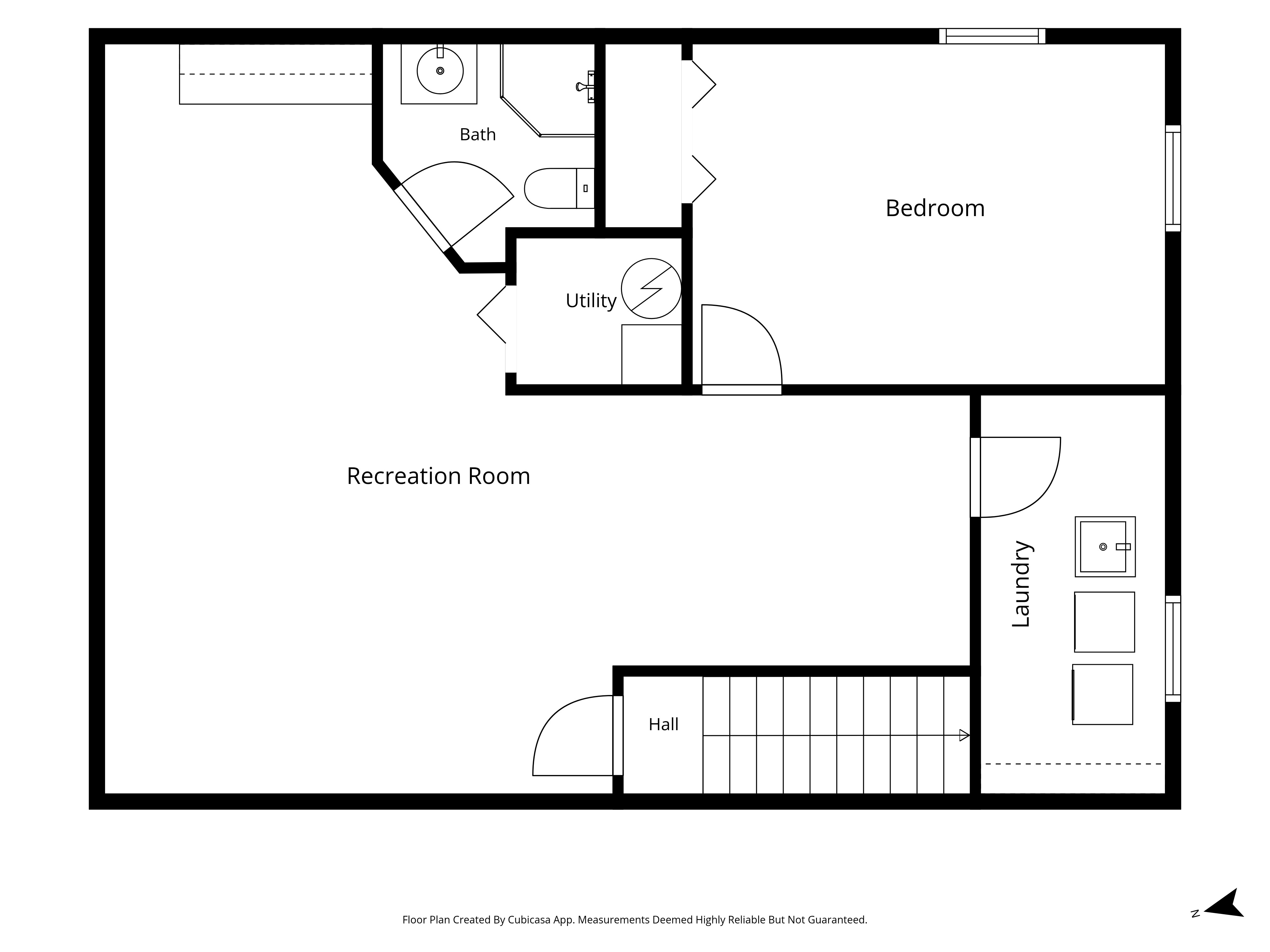 Lower level floor plan — 13994 Holyoke Court
