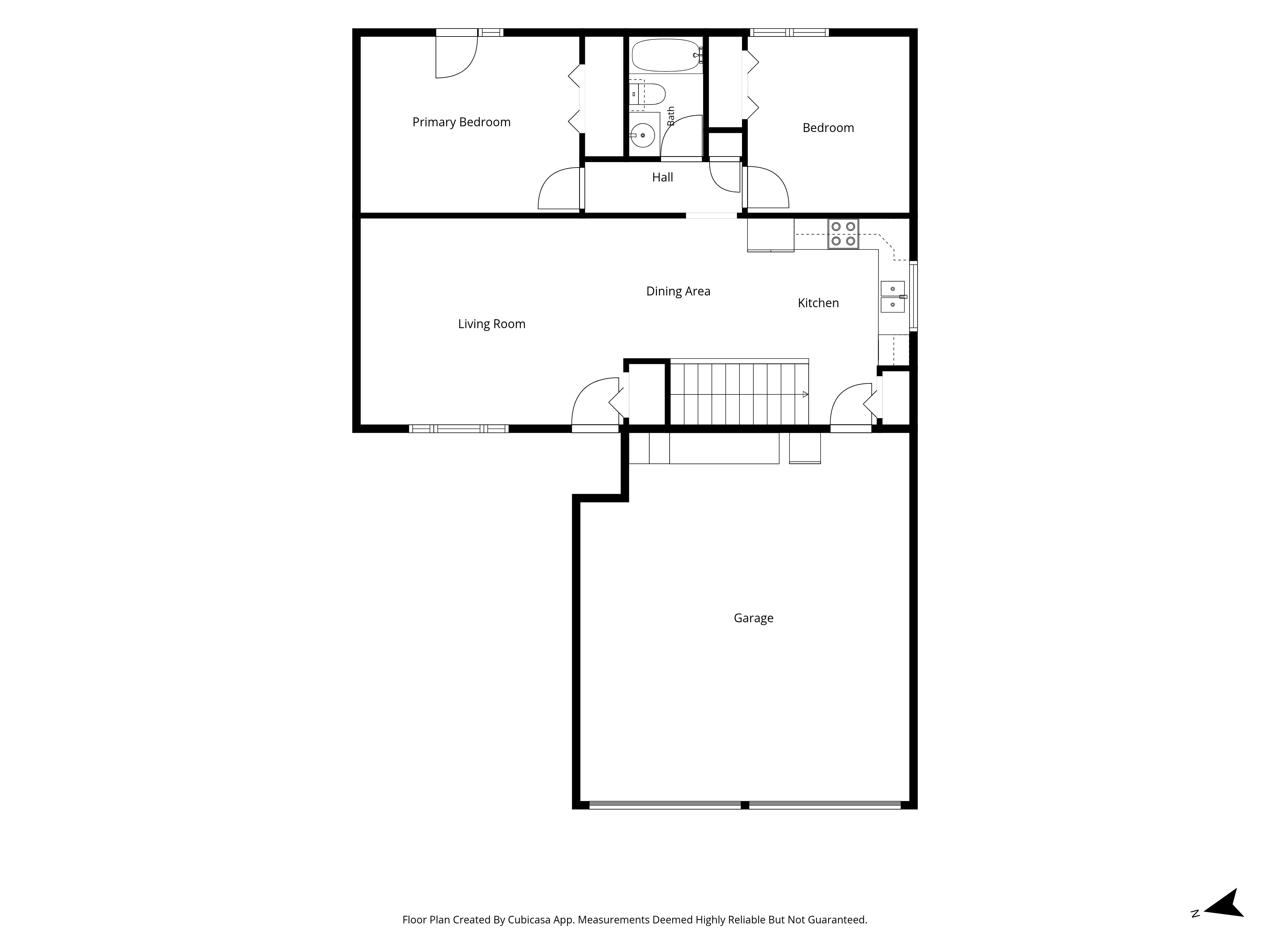 Main level floor plan — 13994 Holyoke Court